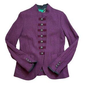 Schneiders Salzburg Melanie Red‎ Blazer Wool Jacket Womens US 10 IT 44
